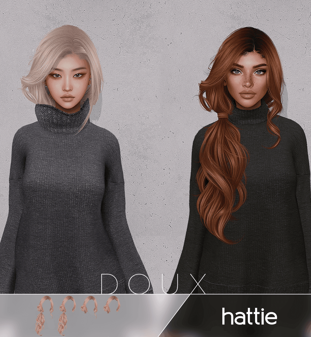 Прическа Hattie Hairstyle